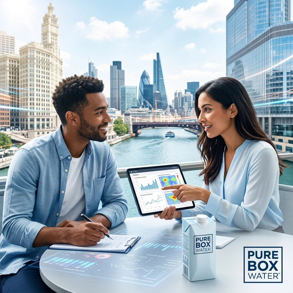 The $500k Ad Budget Challenge: Partnering with Pure Box Water for Global Impact